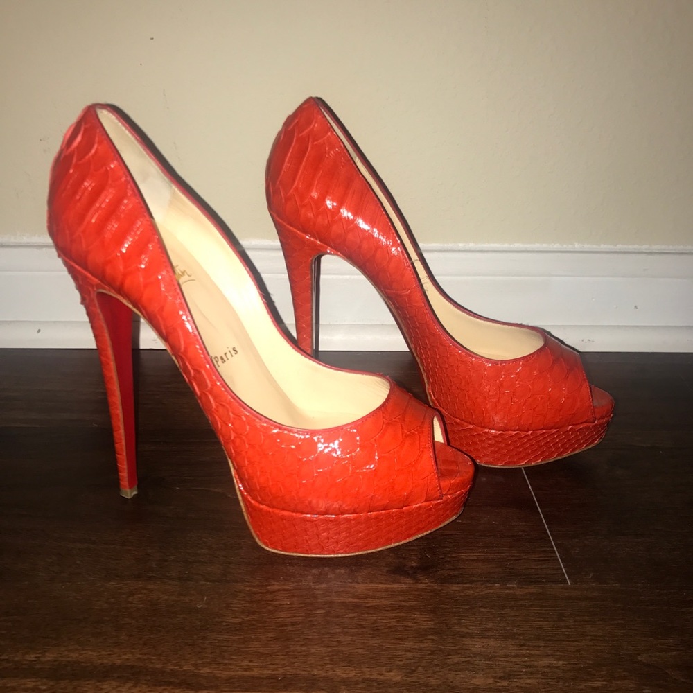 Christian Louboutin Snakeskin Stilettos